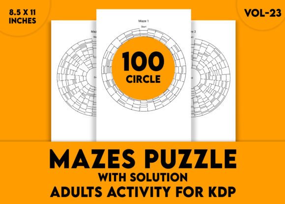 Adults Hard Circle Mazes Puzzles Vol-23: A Practical Tool for Focus, Problem-Solving, and Creative Breaks
