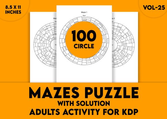 Adults Hard Circle Mazes Puzzles Vol-25: A Structured Approach to Mental Fitness and Problem-Solving