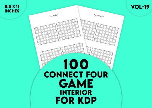 Building a Better Game Book with Connect Four Interior for KDP Vol-19