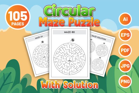 Circular Maze Puzzle with Solution: A Strategic Tool for Engagement, Learning, and Creative Commerce