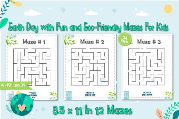 Earth Day with Fun and Friendly Mazes: Guiding Toddlers Toward Planet Love