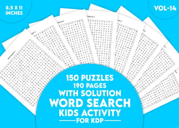 Word Search Puzzle for KDP Vol-14