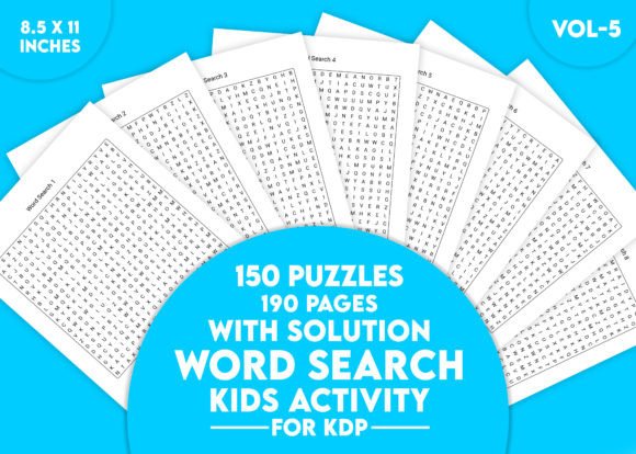 Word Search Puzzle for KDP Vol-5